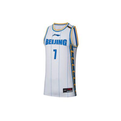 CBA Series SW Fan Edition Shougang Team Джереми Лин Нет. 7 Прямые свободные безрукавные баскетбольные жилеты мужские топы белые AAYRB29-1