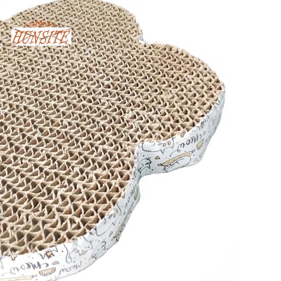 Когтеточка для кошек, экологически чистая компактная гофрированная бумага, когтеточка для кошек высокой плотности для семьи