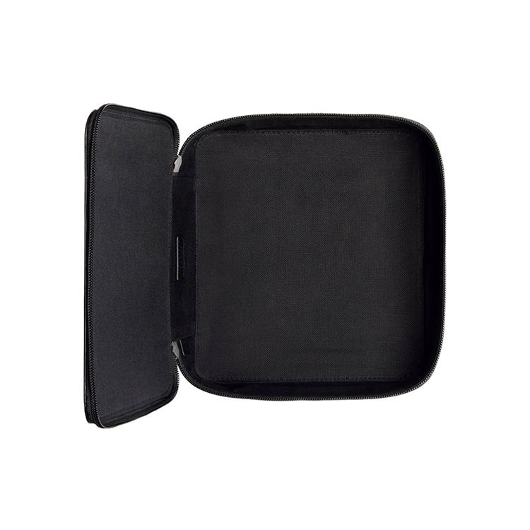 Gucci Double G Logo Zipper Canvas Storage Bag Medium Men Bags Black 726661-KGD0N-1000