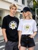 Funny Daisy Print Casual T Shirt Soft Comfy Daily Wear for Men Women Summer