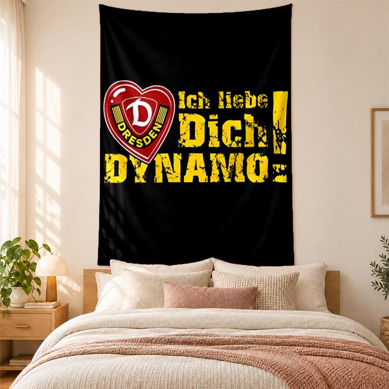 Dynamo Dresden Tapestry highquality for decorating living room bedroom dorm walls ideal as bedroom wallart orholiday gift