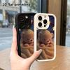 Чехол для телефона: 2D плоский дизайн, подходящий для iPhone 18, 17, 16, 15, 14, 13 Pro, ступенчатый защитный чехол, плюшевая шапка-пижама мишка, рождественские и хэллоуинские gi