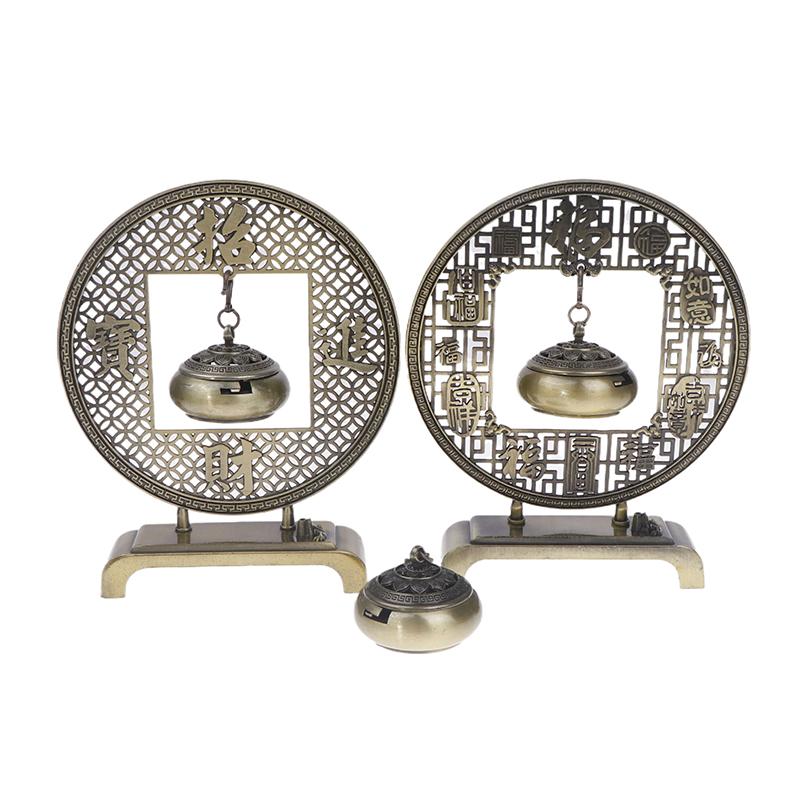 Курильница для благовоний в виде цветка лотоса, ретро, выдолбленная, цинковый сплав, подвесные курильницы для лотоса, благословение, держатель для настурции, домашний офис, декор