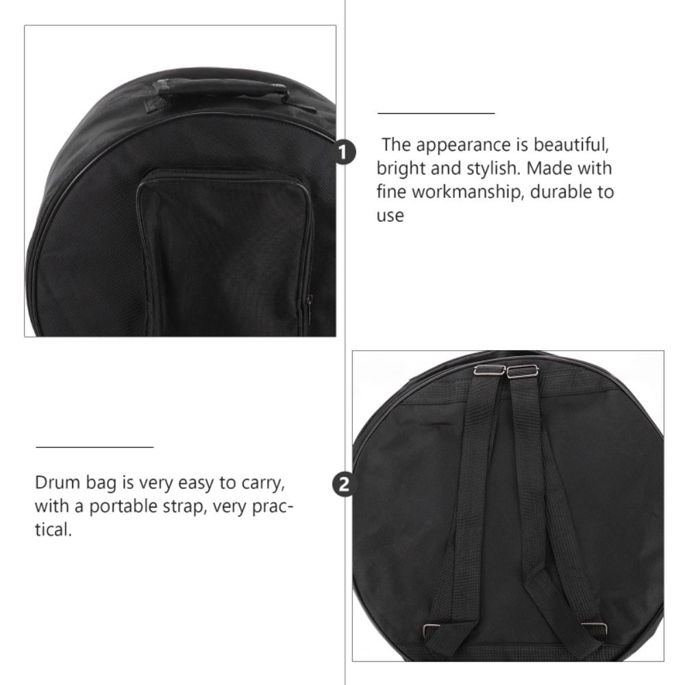 Adjustable Shoulder Drum Bag Double Shoulder Strap Drum Storage Bag Snare Drum Bag  Durm Beginner