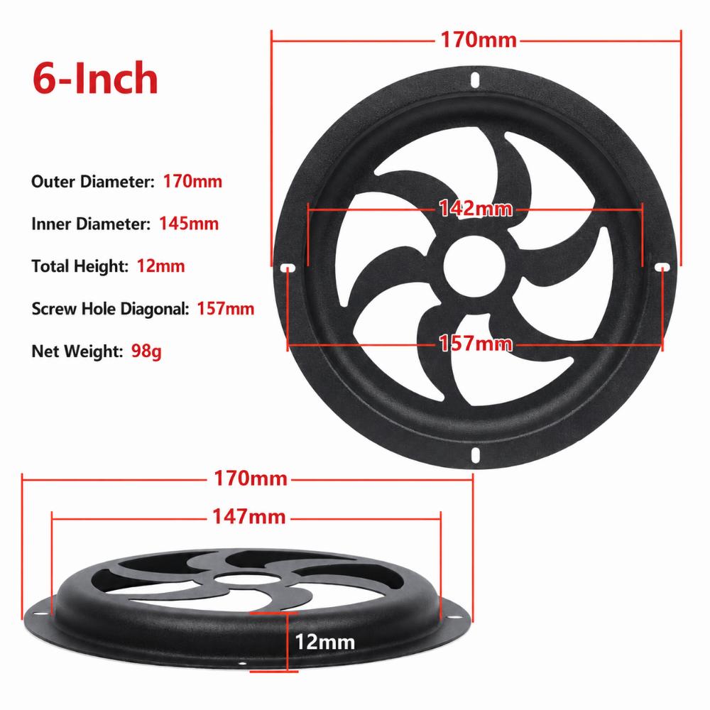 Metal Speaker Grill Cover 5/6/8/10 Inch Subwoofer Grill Protector New Speaker Mesh Cover