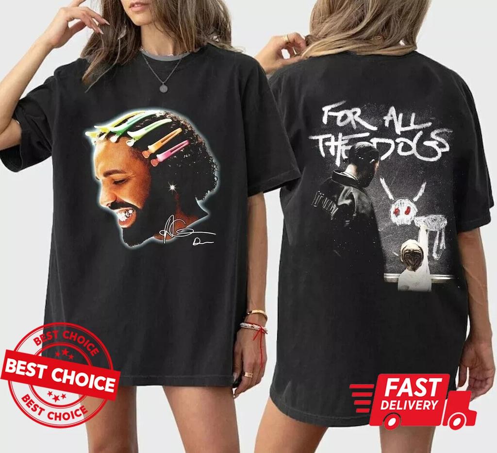 Drake For All The Dogs Music Tour T-Shirt S-3XL Q8734