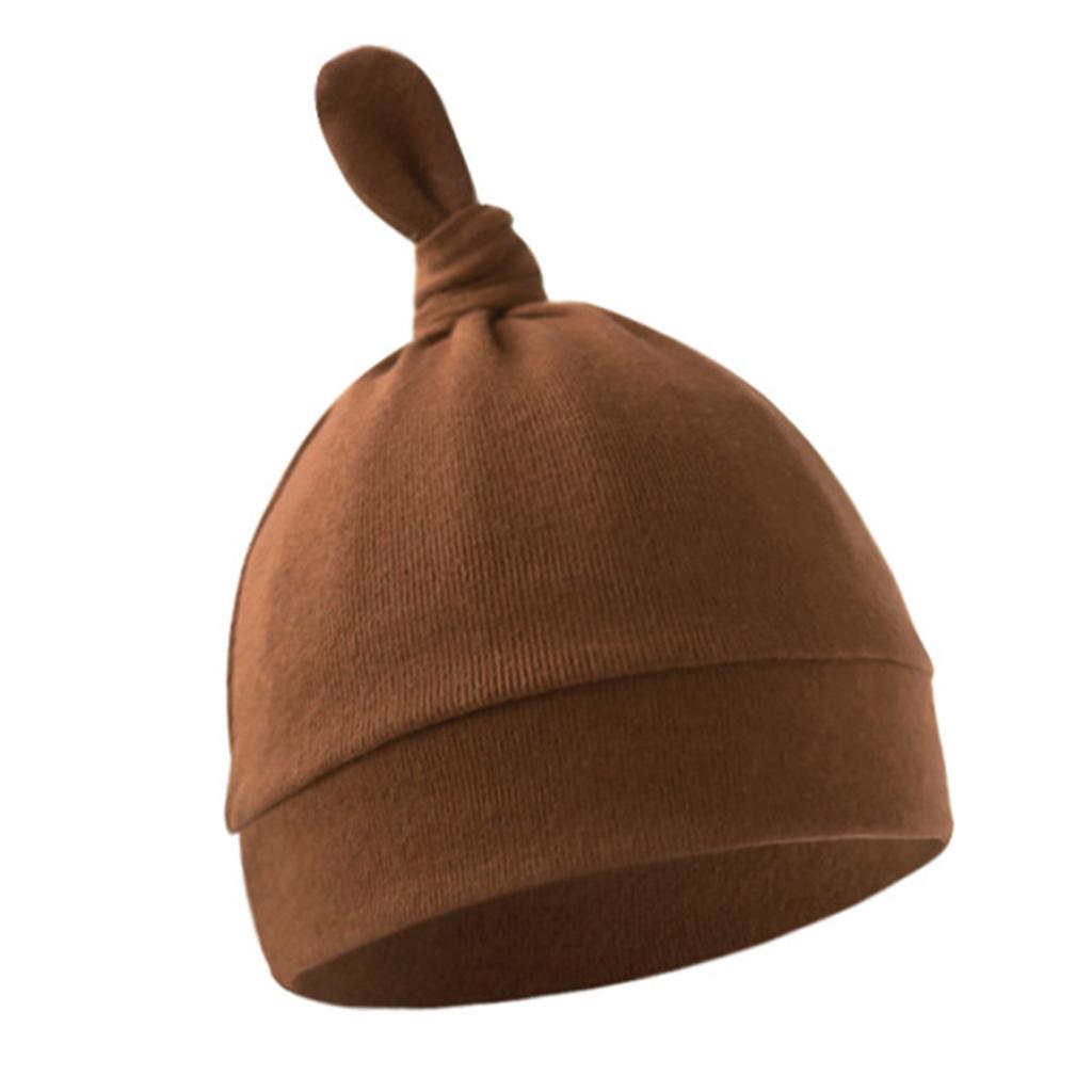 Чепчик для младенцев из хлопка, удобный фетальный колпачок для новорожденных, детская шапочка, модная вязаная шапочка, теплая шапочка, модный головной убор