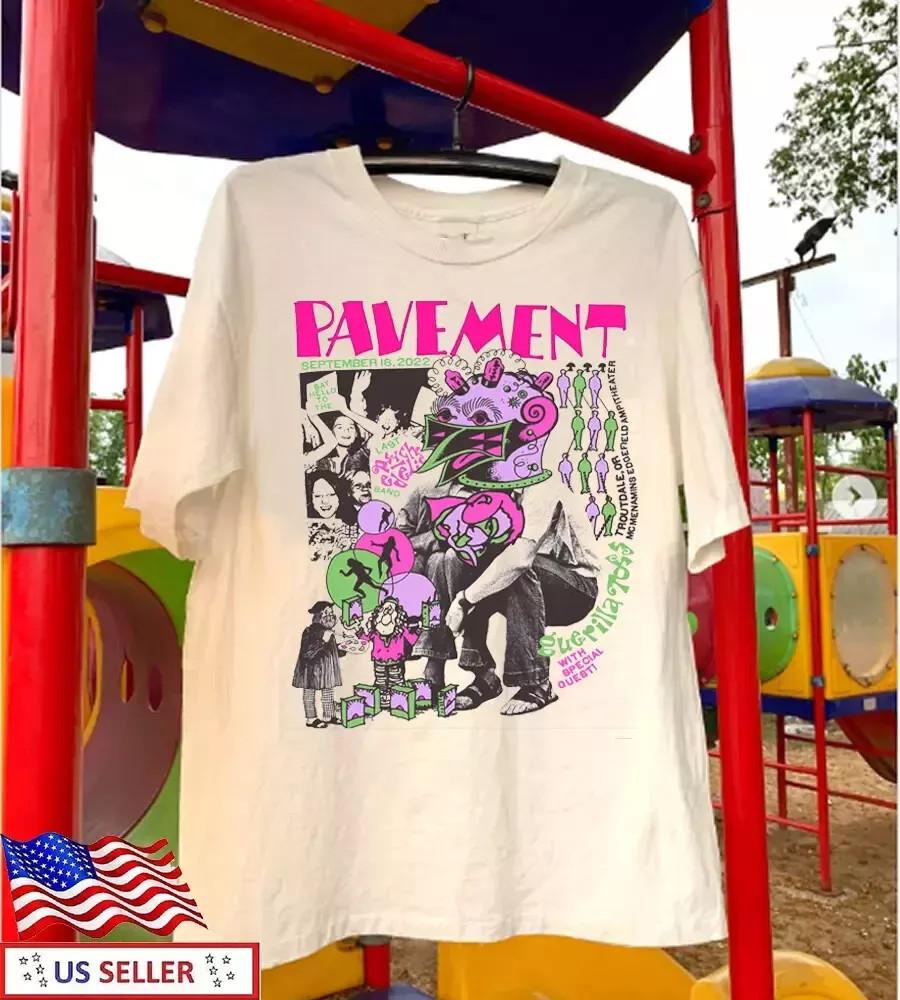 Vintage Pavement Band Us Tour Cotton Shirt Unisex Concert S to 5XL