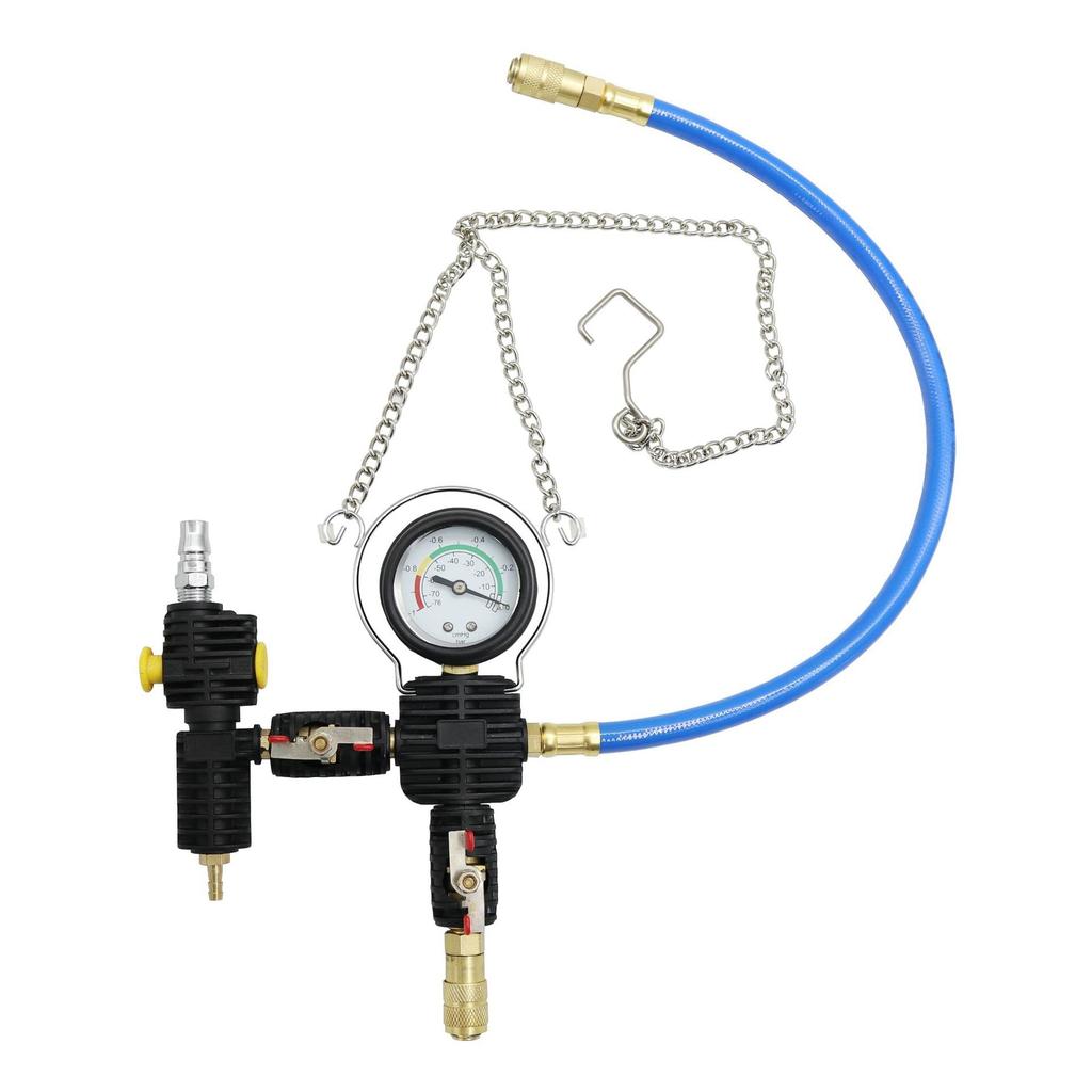 Radiator Leak Tester and Pressure Test Cooling System Test Tool Kit for Leak Inspection 34-Piece Kit,