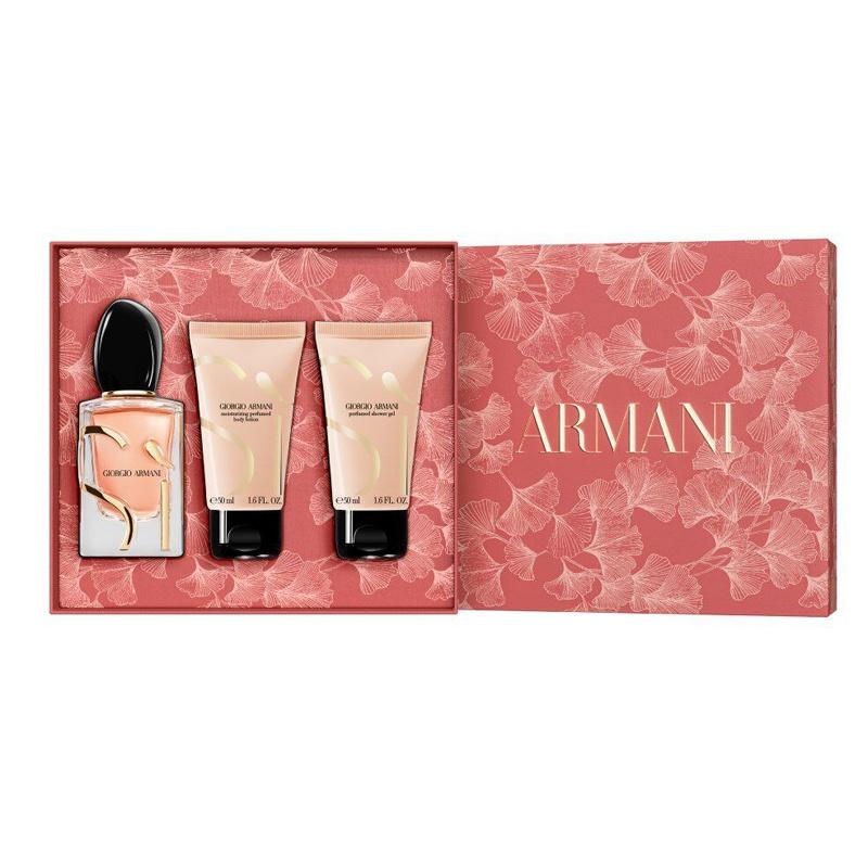 Armani Beloved Набор для женщин: Лосьон для тела, Гель для душа, Парфюмерная вода EDP Полынь Роза 50мл+50мл+50мл