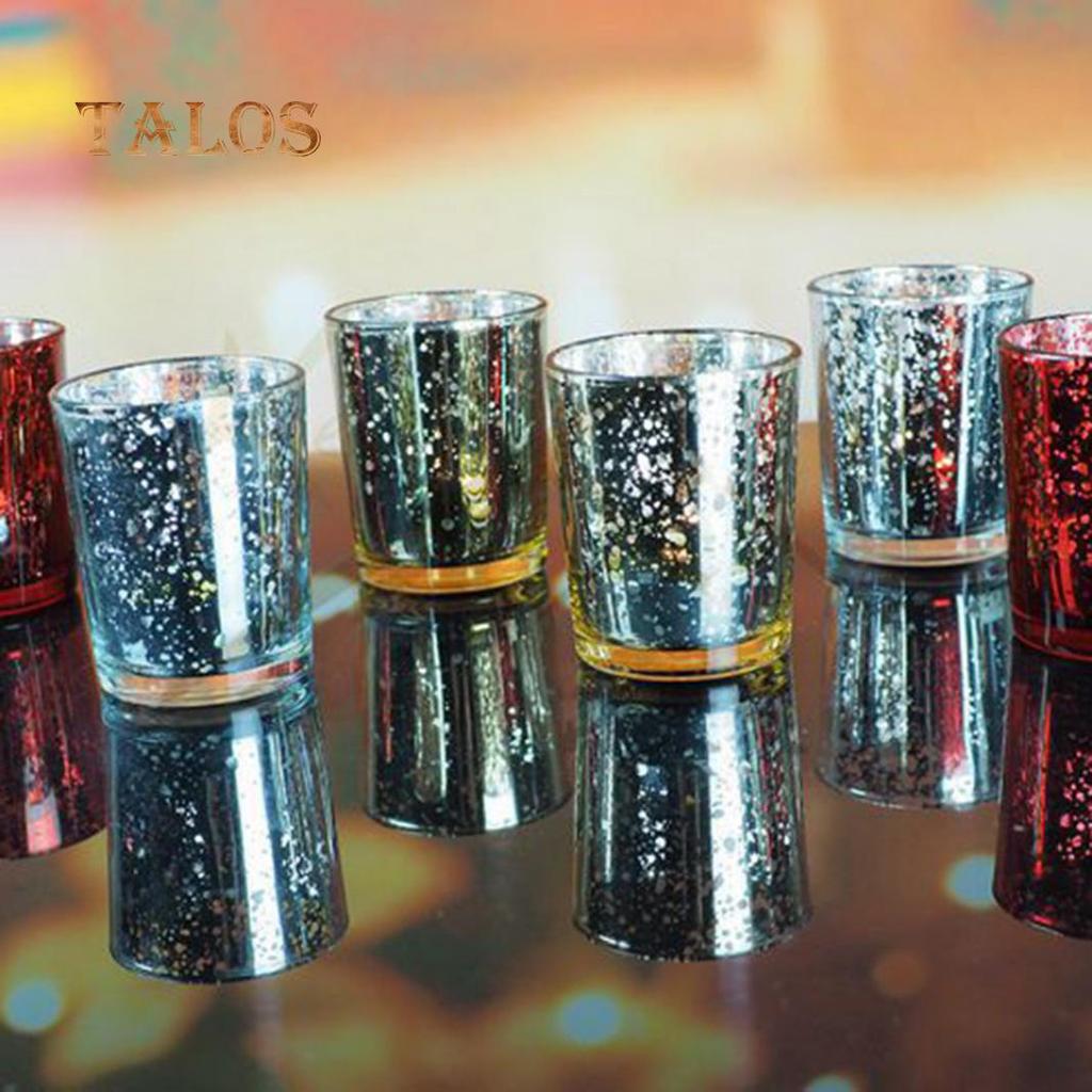 Mosaic Glass Tealight Votive Candle Holder for Wedding Party Bar Home Decor Decoration