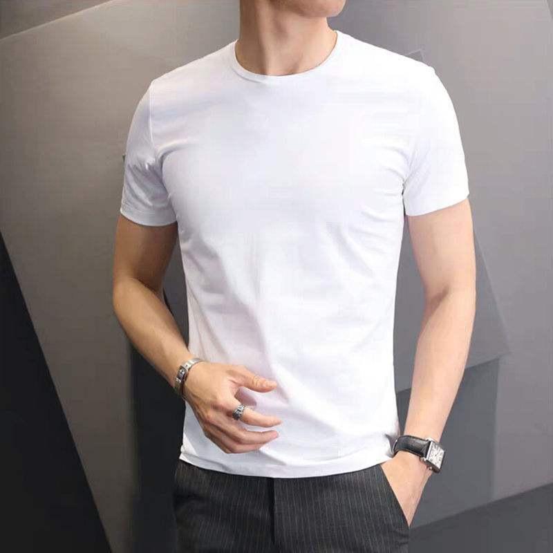 2023 Men's Slim Fit V-Neck Long-Sleeved T-Shirt for Spring and Autumn