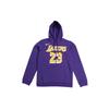 Los Angeles Lakers LeBron James Basketball Sport Fleece Pullover Hoodie Men Tops Purple AV0401-504