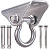 Heavy Duty Swing Hanger Stainless Steel Swing Hooks Ceiling Mount Swing Hardware for Porch Swing Set Hammock Chair Heavy Bag Yoga Silk