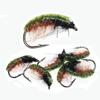 #8 #10 Ultraviolet Nymph Scud Shrimps Flies Bug Worm Trout Bass Perch Grayling Fishing Lures Fly Bait Fast Sinking