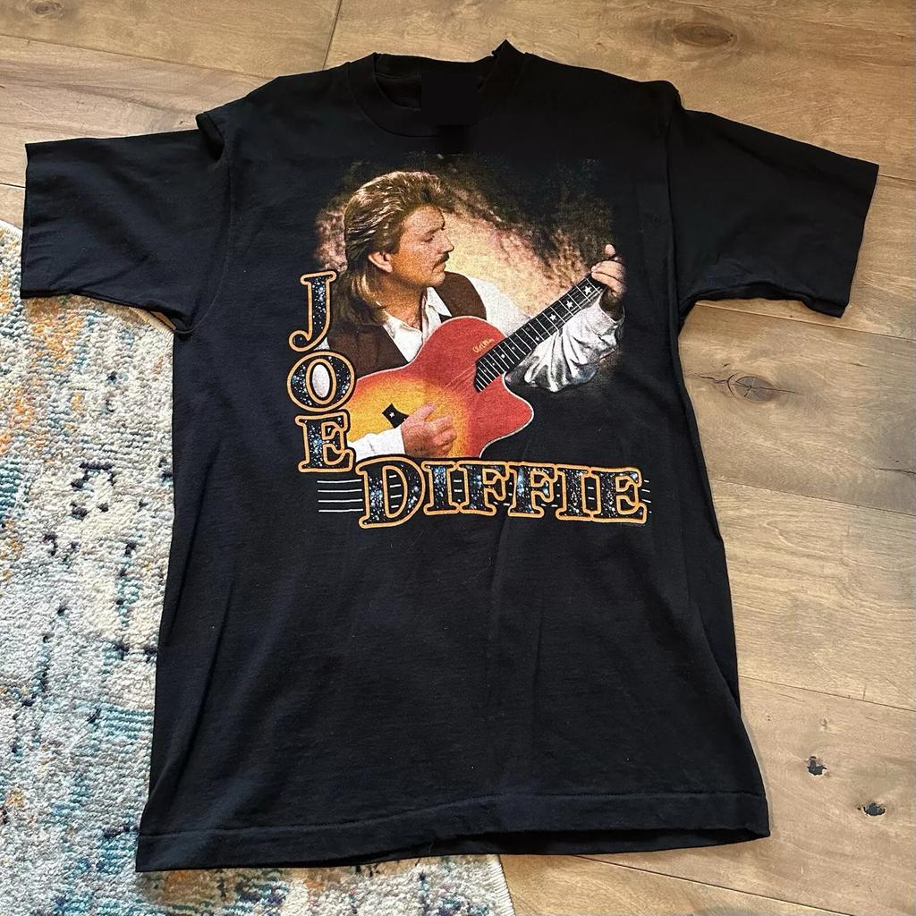 1990 Joe Diffie Cotton Shirt Unisex Concert S to 5XL SG279