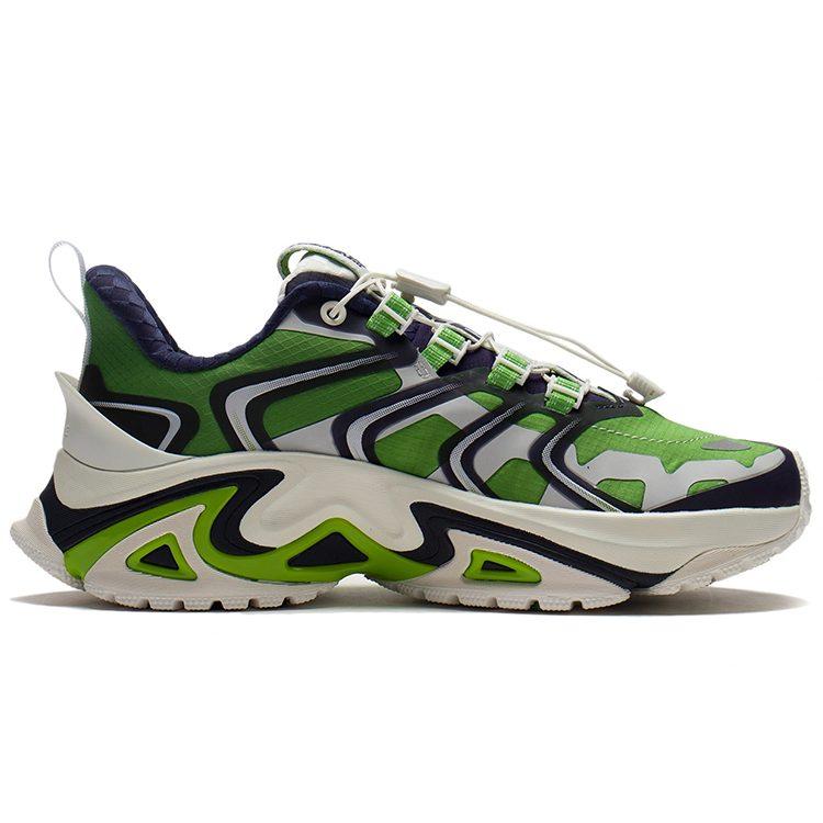 Li Ning Кошачья лапа ACE Модные Амортизирующие Скользкие Устойчивые к истиранию Легкие Низкие Повседневная обувь Женская Зеленый AZGS026-2