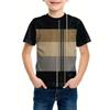 Полосатая футболка Simplicity 3D Print Tee Shirt Kids Boys Clothes Short Sleeve Casual Children Clothing Fashion T Shirt For Boys