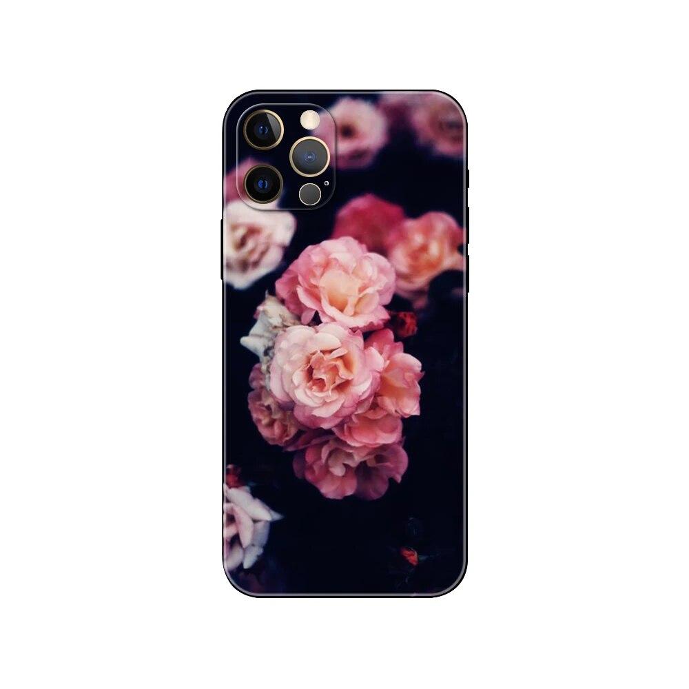 Чехол для телефона с розой для iPhone Samsung Galaxy Redmi Xiaomi Oppo OnePlus Note SA 7 8 9 10 11 12 13 14 20 21 22 23 53 54 Pro Max Plus Ultra TPU Soft