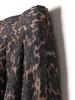 Ships Colors MULHOUSE Machine Washable Leopard Print Flared Skirt, Women's, Brown, Size S, 223250015