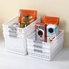 Household Hollow Out Storage Basket For Miscellaneous Toys And Cosmetics Desktop Minimalist Plastic Storage Basket