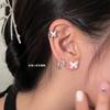 Butterfly stud earrings women's small and exquisite earrings, new popular resin earbone studs, cochlear studs, earrings, advanced sense