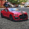 1:32 Форд Мустанг Шелби GT500 Сплав Модель Спортивного Автомобиля Литье под Давлением и Игрушечные Транспортные Средства Металлическая Модель Автомобиля Симуляция Коллекция Детская Игрушка Подарок