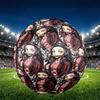 Demon Slayer Print Size 5 Soccer Ball, PU Wear Resistant Football for Match Training and Daily Practice, Birthday Gift for Soccer Fans
