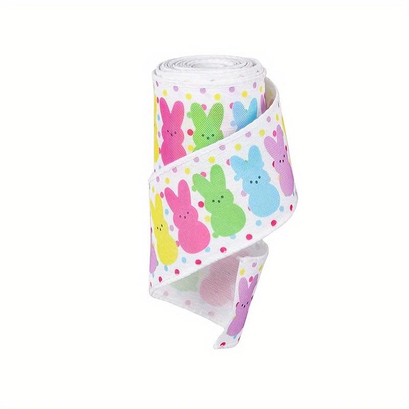 4 рулона ленты для венков и упаковки подарков, пасхальная джутовая лента с проволокой, твил/бобы/яйца/кролик для поделок, декор корзин, изготовление бантов, декор на Пасху