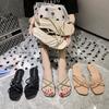 Fashion Ladies New Slippers, Summer Indoor Slippers, Outer Wear, Trendy Fashion, Cross Sandals, Flat-bottomed Slippers