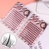 Soft Grafting Fake Lashes 5/10 Rows Black Stems False Lashes V-Shape Diy Eyelash Extension Women