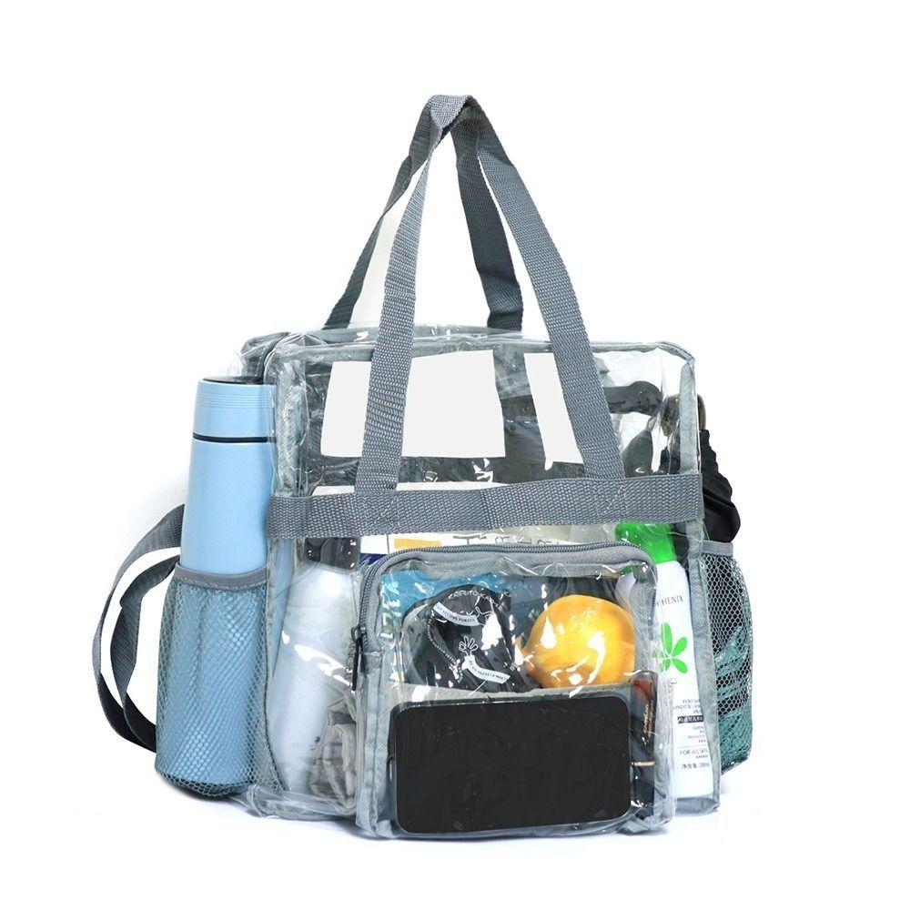 Stadium Approved Large Capacity Clear Bag Travel Mini Shoulder Bag Unisex Transparent Purse