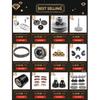4 комплекта тормозных колодок для CFMoto ZFORCE CFORCE UFORCE 450 550 500 600 800 1000 2018 2019 2020 7020-0810B0 7020-0810A0