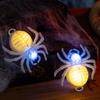 2/3/5Pcs Halloween Glowing Light Two-Color LED Design Spider Shape Night Light Portable Lightweight Halloween Decoration