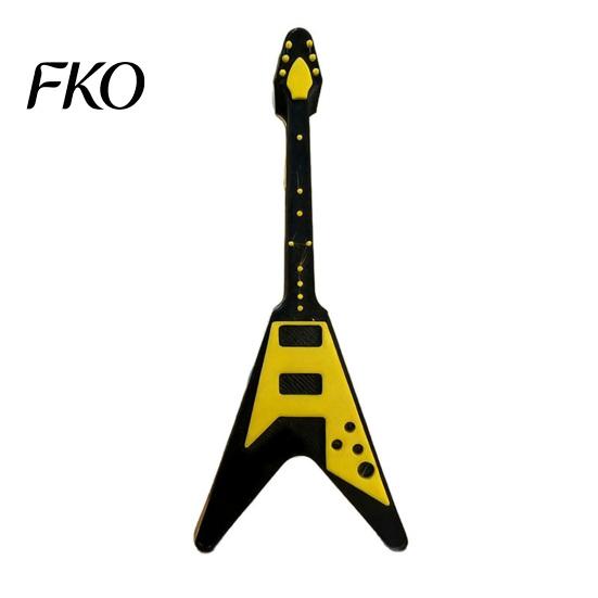Musical Instrument Decor Guitar Picks Holder, Double Side Shape Display Decorative Table Decoration Theme Pick Storage Rack for Players And