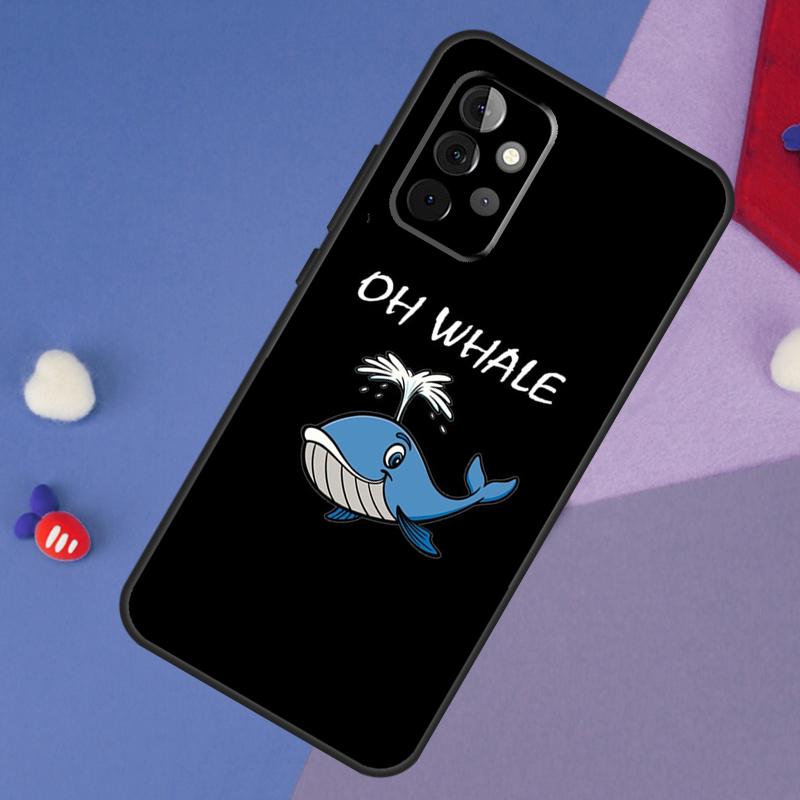 Кит Рыба Волна Море Чехол Для Samsung Galaxy A52 A53 A33 A13 A34 A54 A14 A35 A55 A15 A56 A36 A26 A16 A06 A22 A32