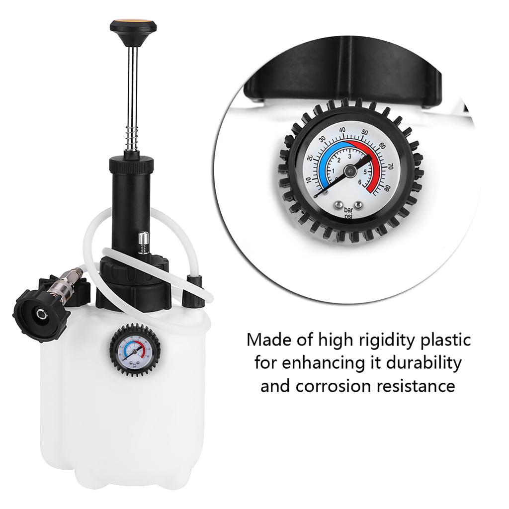 Инструмент для прокачки жидкости ручного тормозного сцепления емкостью 3 л с адаптером