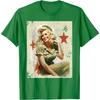 Pin Up Girl Military Vintage Graphic Tee Retro Blonde Bombshell Tshirt Men Casual