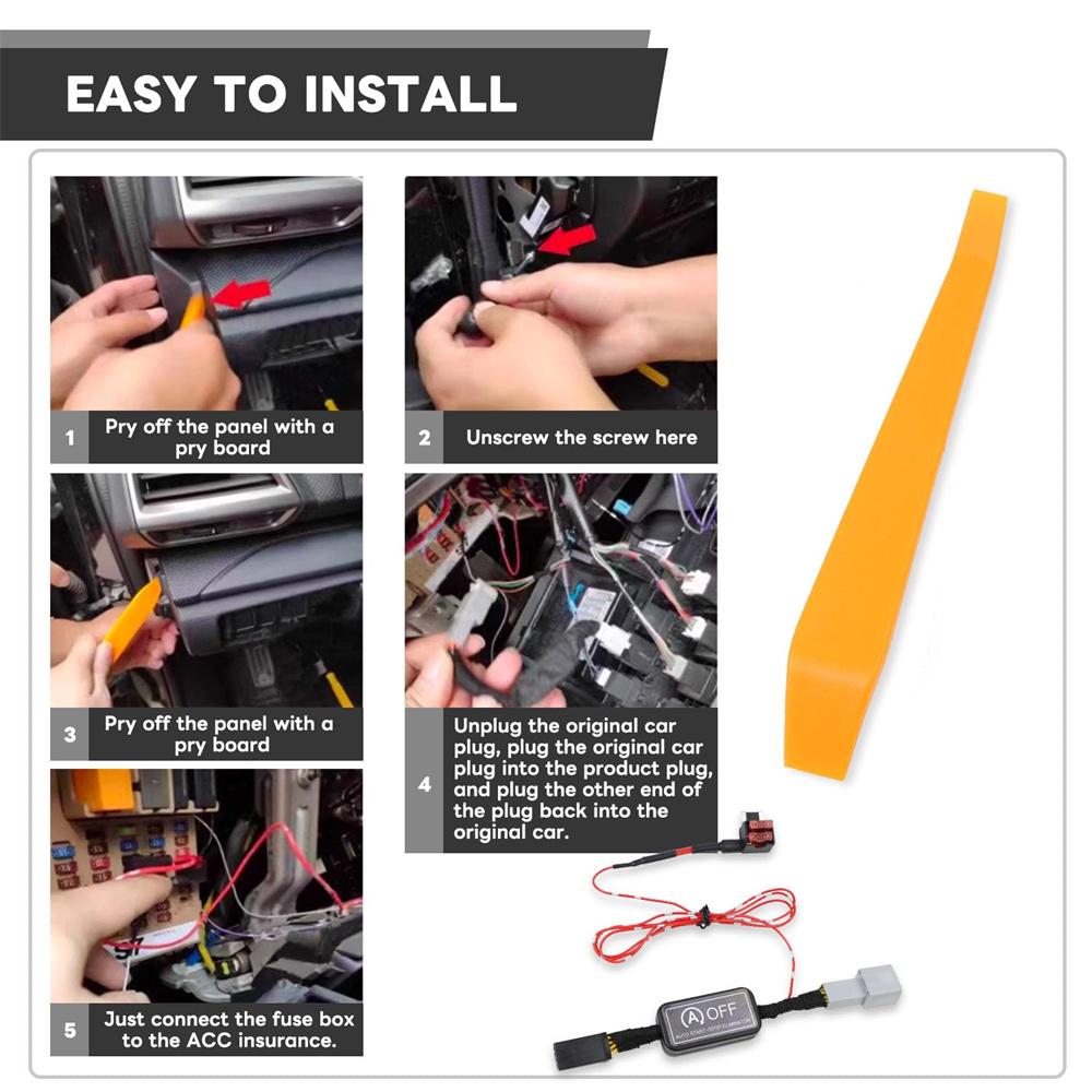 Auto Start Stop A-Off Cable For Subaru Forester Crosstrek 2019-2024 Plastic Set