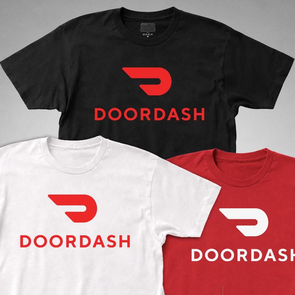 Футболка DoorDash футболка Водитель доставки еды Door Dash Сервис Продукты Продукты