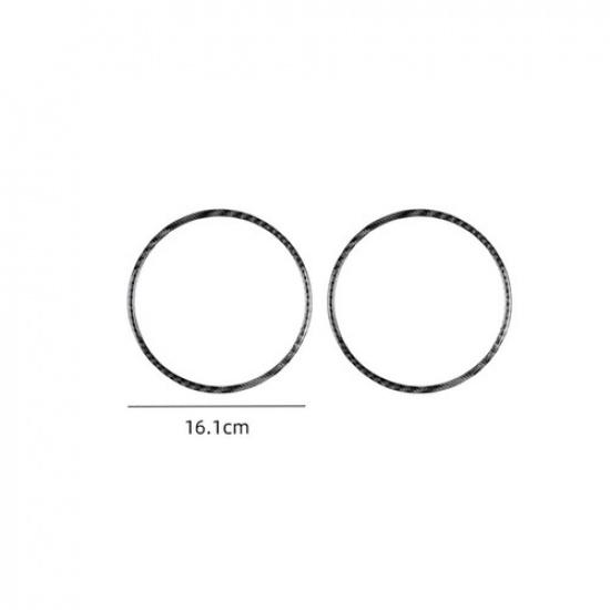 2 шт. Накладки на динамики передних дверей из углеродного волокна для седана Honda Accord