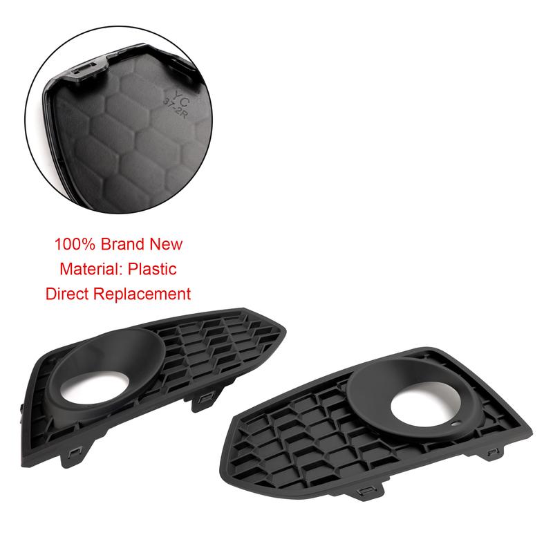 Artudatech 2PCS Front Bumper Fog Light Grille Grill Fit For BMW 2 Series F22 F23 M Sport Car Accessories