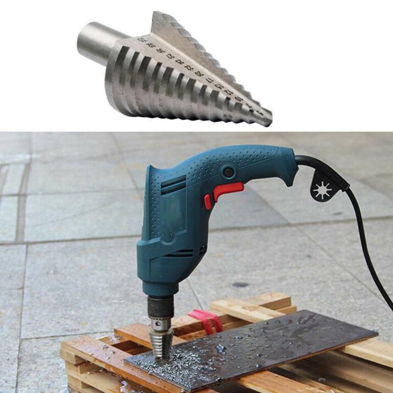 13-ступенчатый конус ступенчатого сверла для стали, дерева, тонкого железа, алюминиевого сплава, дома