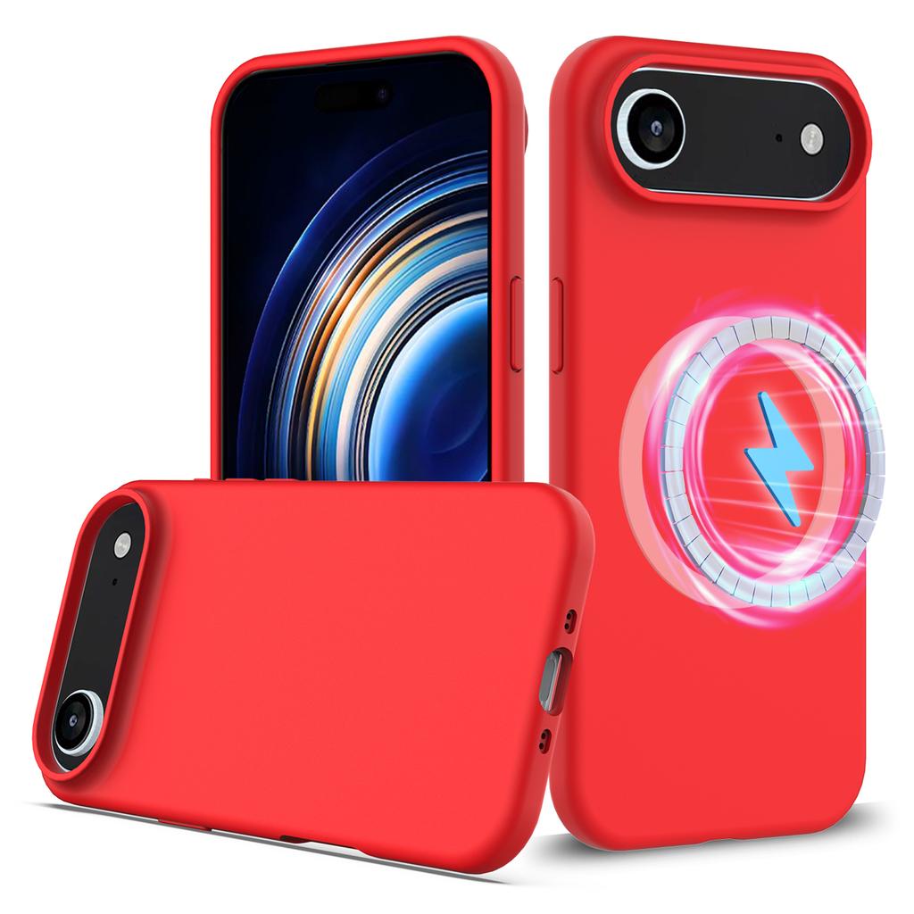 For iPhone Air Case Compatible with MagSafe Anti-Drop Liquid Silicone Phone Cover