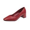 Womens Mid Heeled Pumps With Artificial Pu Material And Casual Style