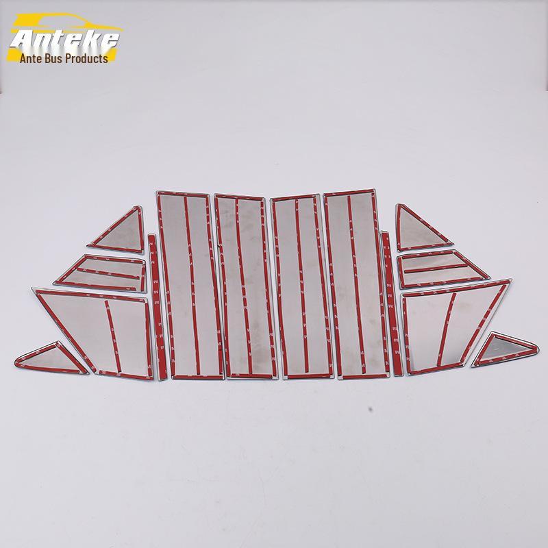 2019 Eclipse Cross Stainless Steel Window Trim Decorative Strip for Anti-Scratch Protection