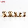 10Sets Round Head Brass Rivets DIY Supplies Studs Screws Cloth Accessories Bag Accessories 10pcs