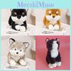 Реалистичная плюшевая кукла собаки Милый сибирский хаски Мягкая игрушка для дней рождения