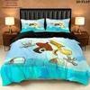 Rayman Legends Pattern Bedding Quilt Set  Home Decoration  Gift (1 * duvet cover + 2 * pillowcase  without core)