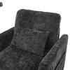 Multifunctional reclining sofa chair, leisure chair with phone holder, velvet single chair, suitable for living room, bedroom and small apartment.